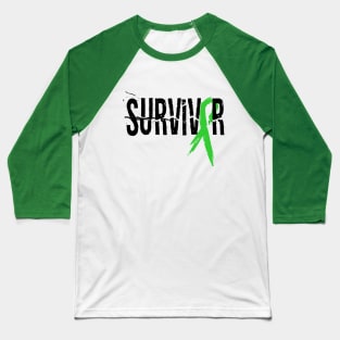 TBI Survivor Ribbon Baseball T-Shirt